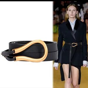 New! ⁹ZARA Horseshoe Buckle Multi-Strap Belt Adjustable Pu Leather | NWOT #r2-1